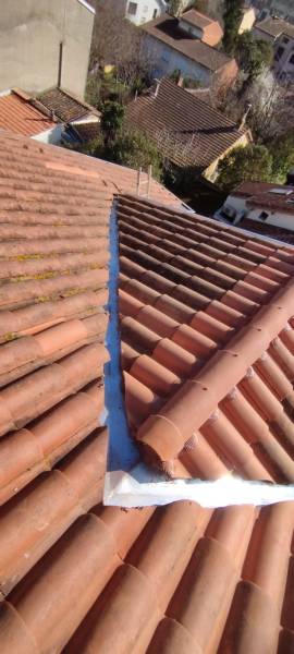 Travaux de zinguerie sur mesure et pose de couloir de rive en zinc à Toulouse